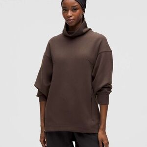 Lululemon Modal-Blend Turtleneck Tunic-Espresso